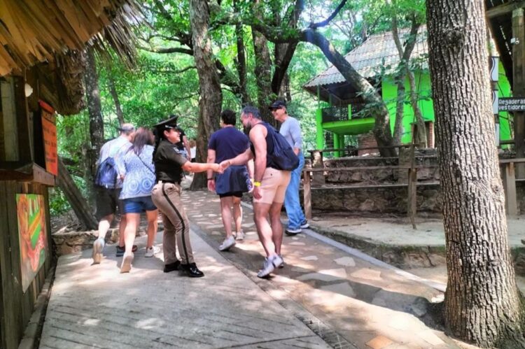 SSP garantiza seguridad en centros turísticos del estado