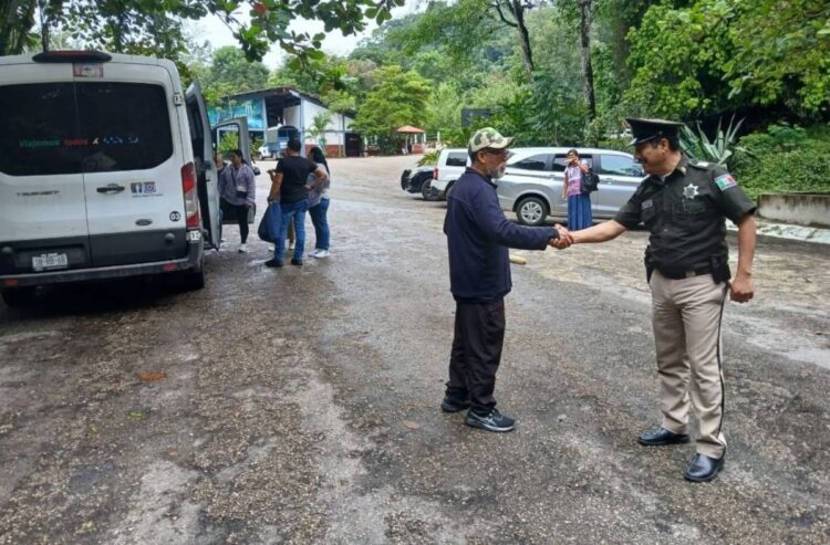 SSP refuerza lazos de confianza ciudadana en diversos puntos turísticos de Chiapas