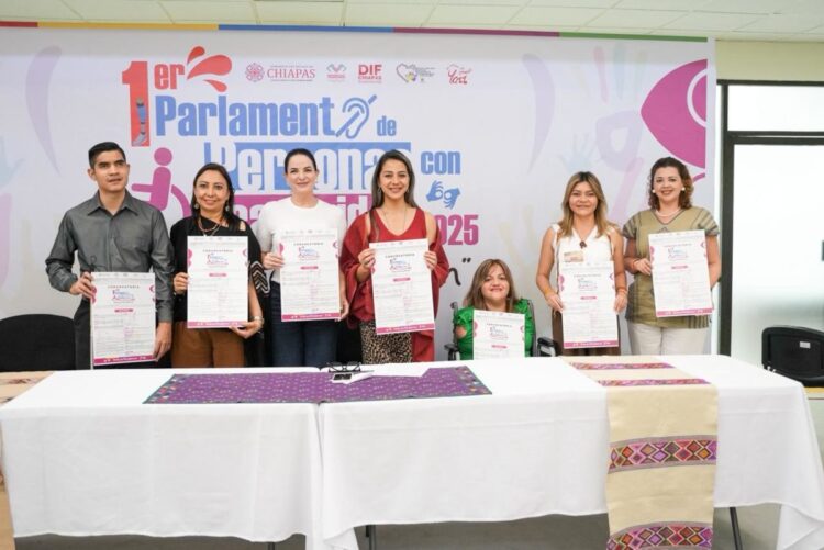 Presentan convocatoria del Primer Parlamento para Personas con Discapacidad “Voces que Transforman”