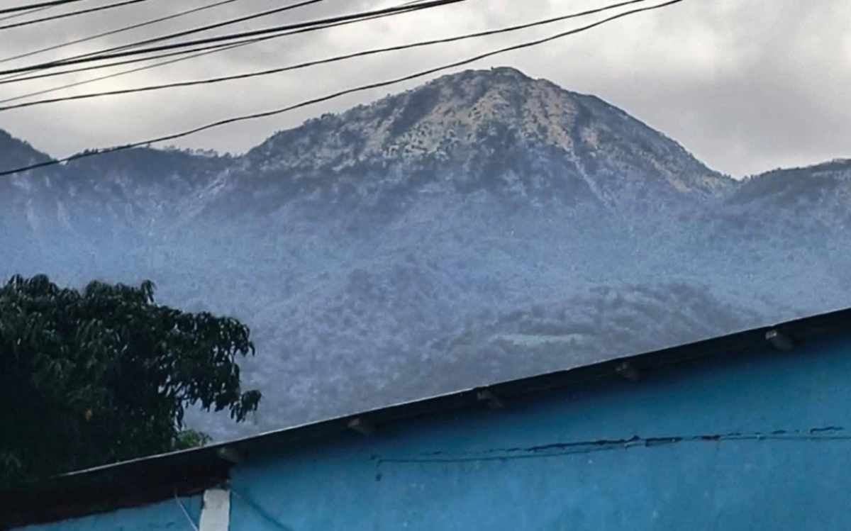 Caída de granizo en Chiapas obliga al cierre preventivo del Volcán Tacaná
