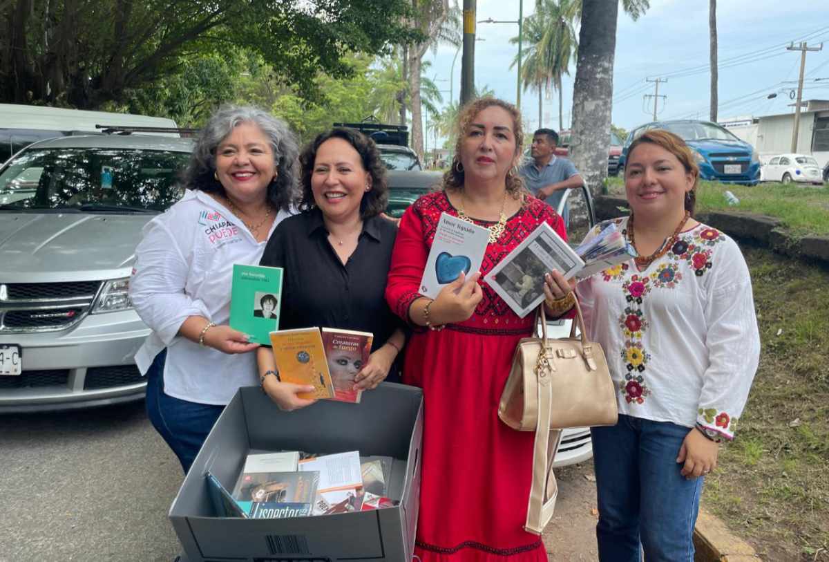 Coneculta realiza entrega de libros del programa Leyendo por la paz