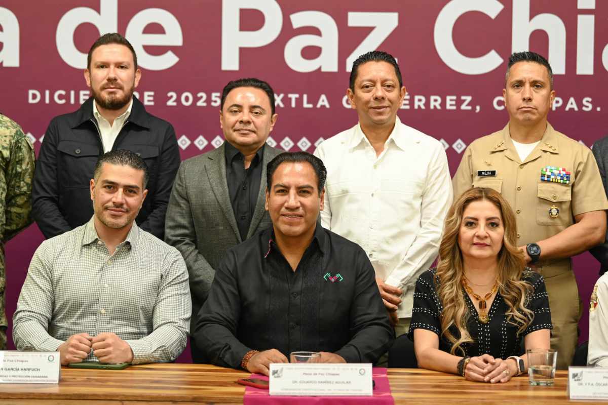 Eduardo Ramírez y Omar García Harfuch refrendan compromiso por la paz y la seguridad en Chiapas