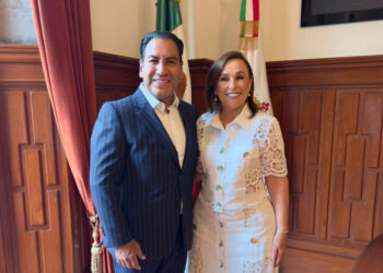 Asiste Eduardo Ramírez al Primer Informe de la gobernadora de Veracruz, Rocío Nahle