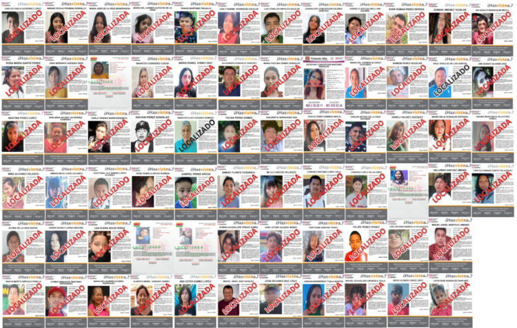 En noviembre, la FGE localizó a 92 personas