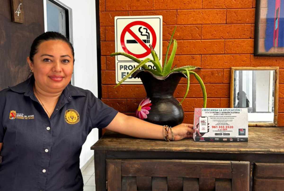 Fiscalía Antisecuestro previene el delito de extorsión telefónica en hoteles de Tuxtla