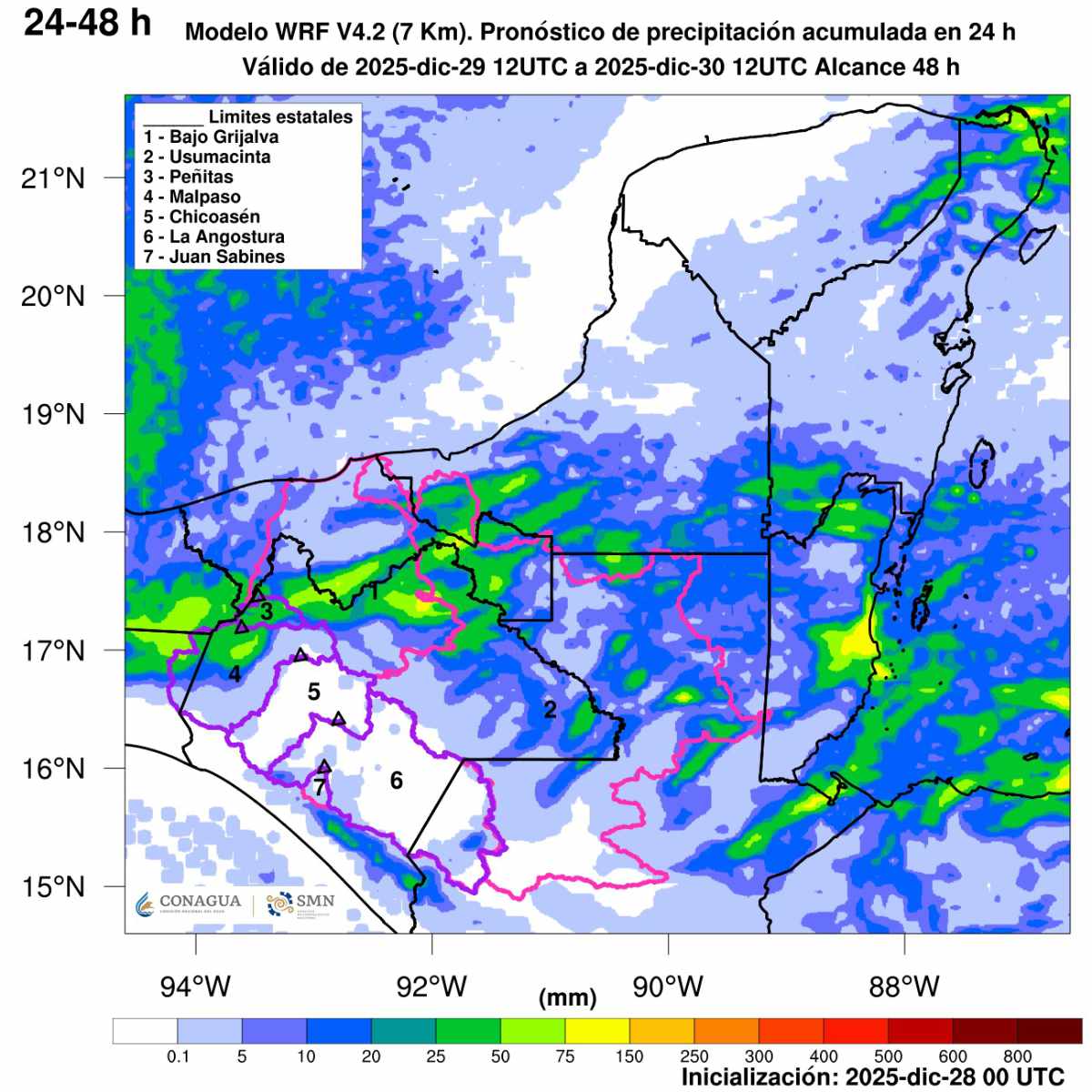 Pronostican ingreso de frente frío a Chiapas 