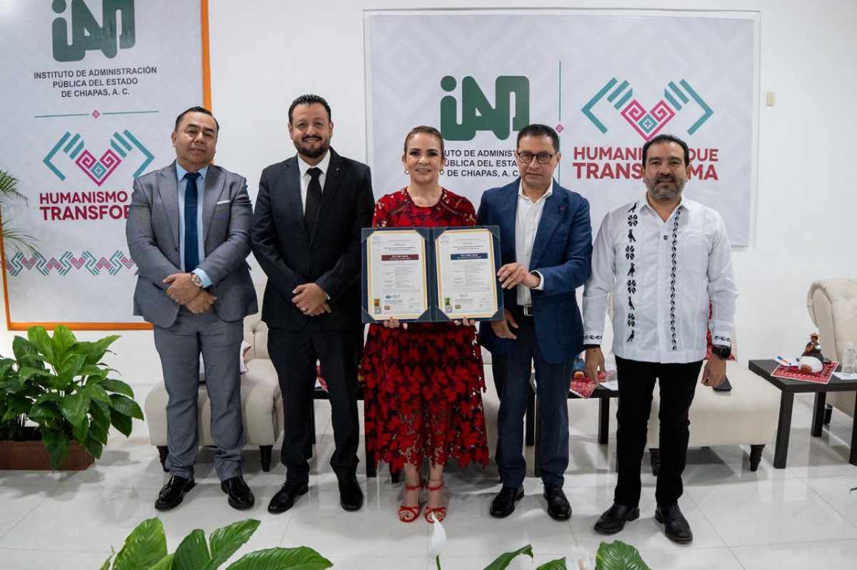 IAP Chiapas, certificado internacionalmente 