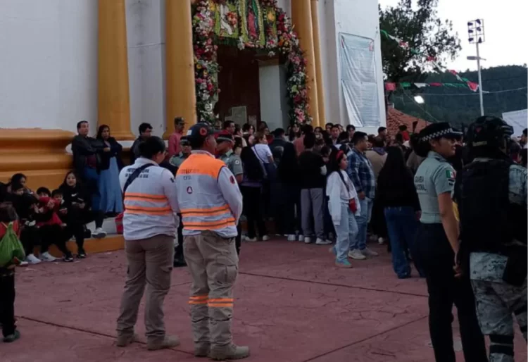 Saldo blanco durante las fiestas guadalupanas en San Cristóbal de Las Casas