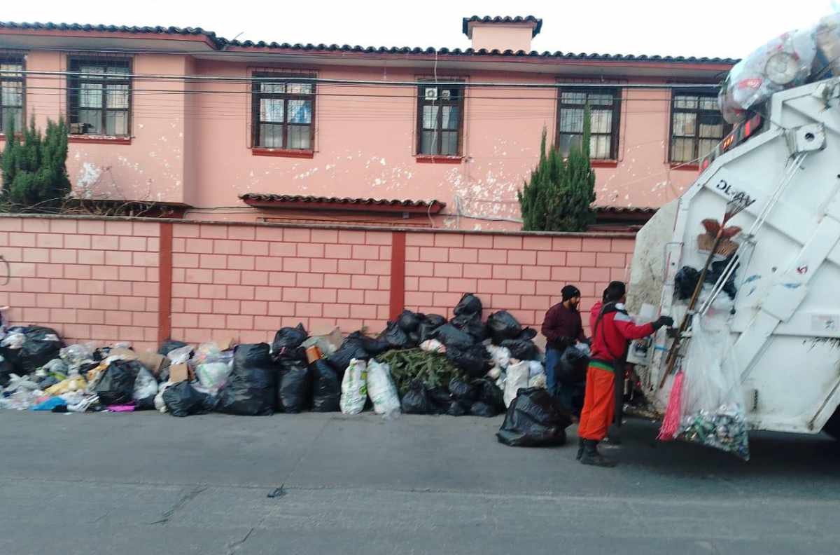 Incrementa recolección de residuos durante la temporada decembrina