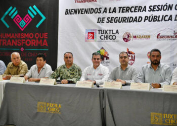 Yamil Melgar participa en la Tercera Sesión del Consejo Intermunicipal de Seguridad Región VIII Soconusco