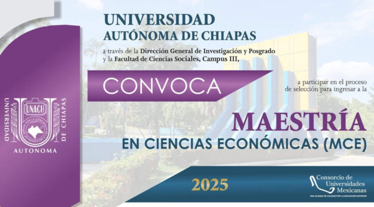 Abierta la convocatoria para cursar la Maestría en Ciencias Económicas 