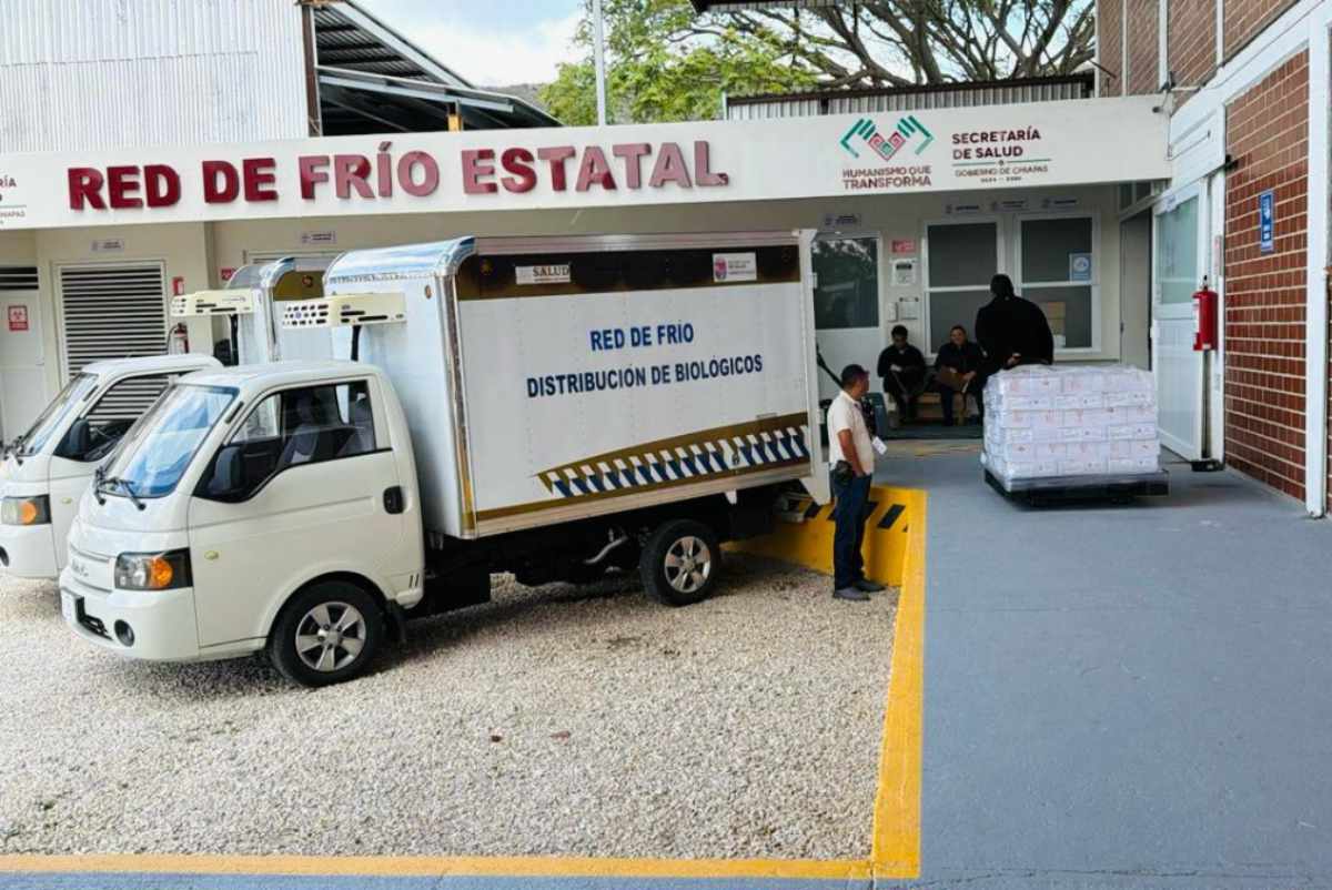 Recibe Chiapas lote de 285 mil vacunas contra sarampión para fortalecer coberturas en la población