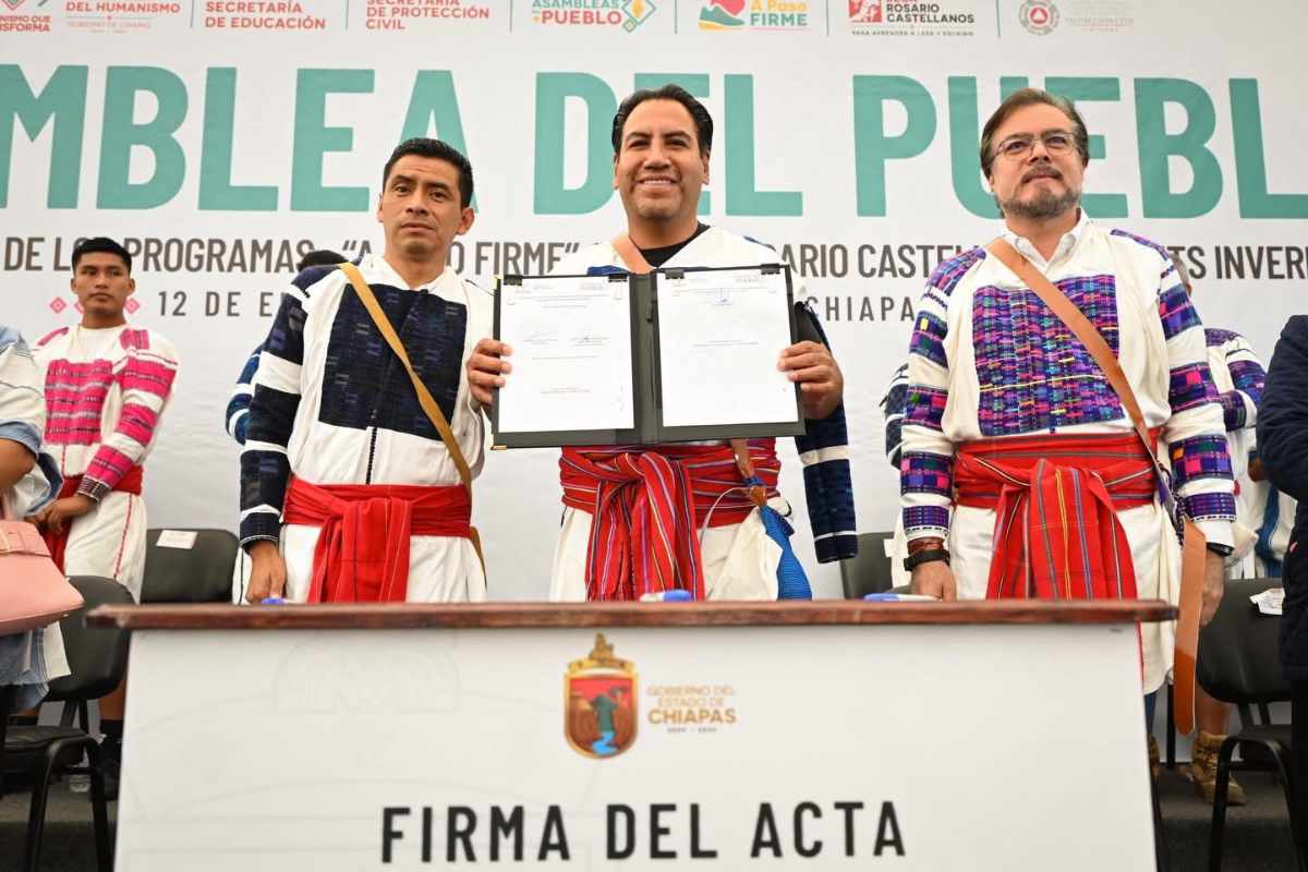 Eduardo Ramírez atestigua Asamblea del Pueblo en San Juan Cancuc y fortalece acciones prioritarias