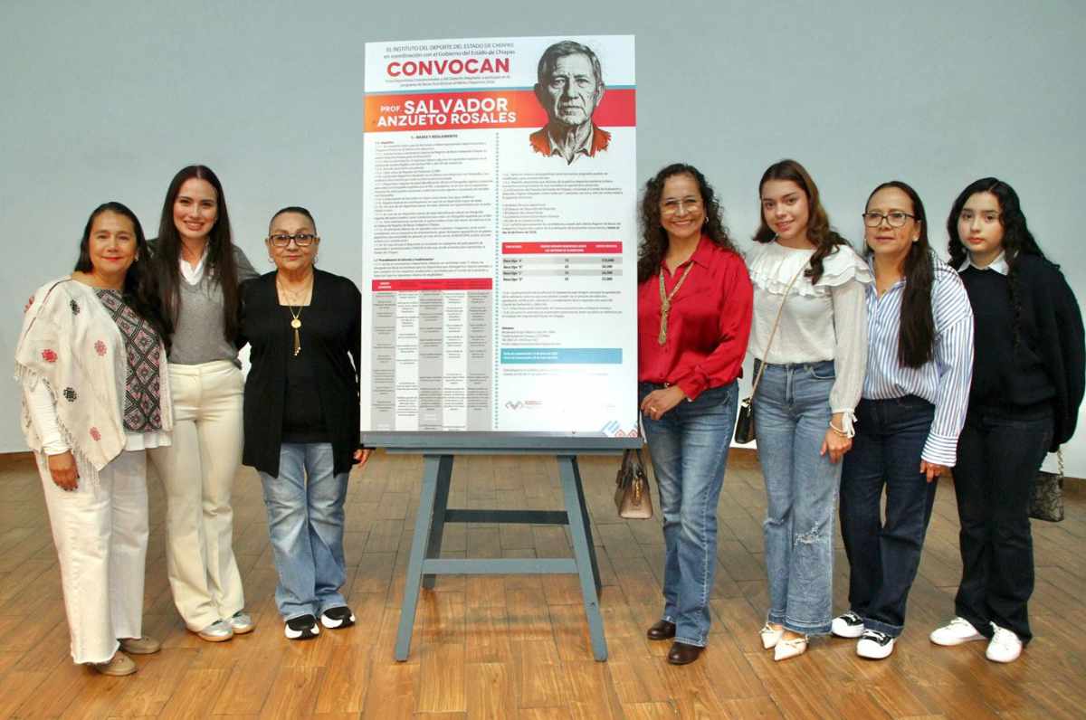 Presenta Indeporte convocatoria para Becas al Mérito Deportivo “Profesor Salvador Anzueto Rosales”