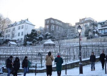 Nevadas colapsan París; Francia en alerta por nieve y hielo
