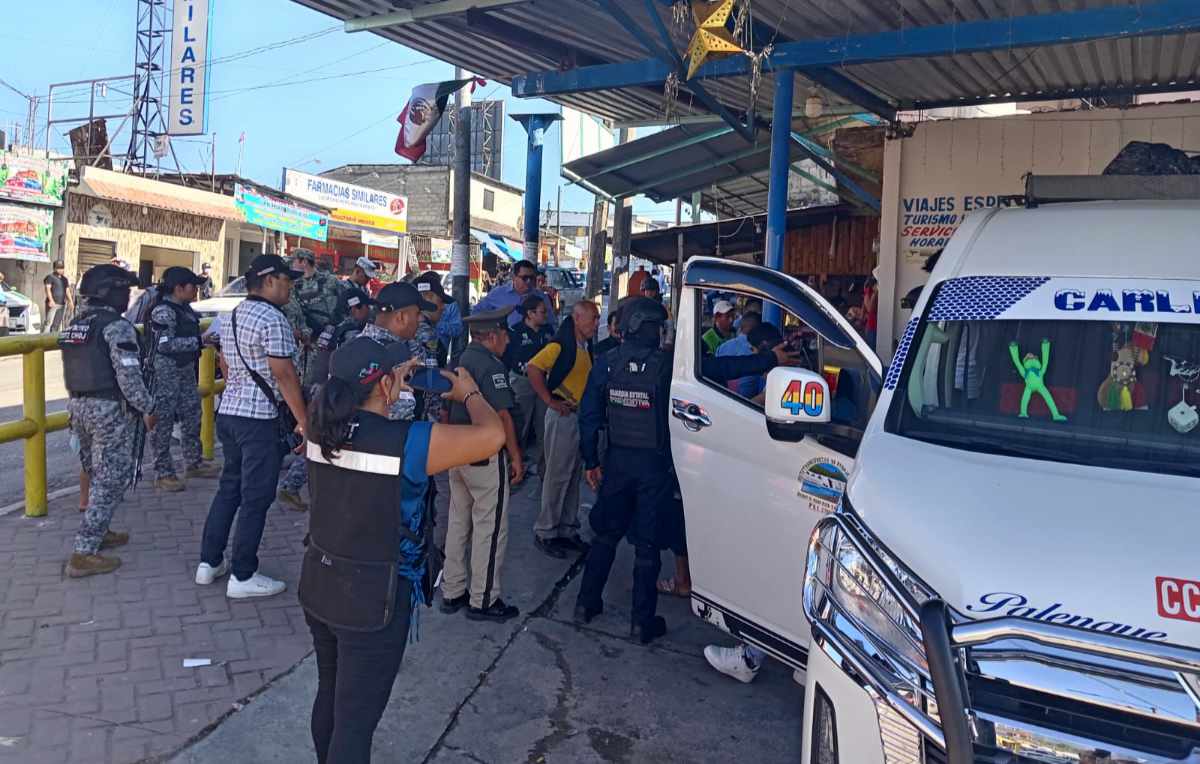 Revisan terminales de pasajeros en Ocosingo