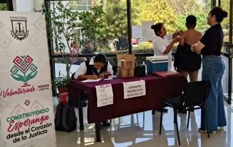 Jornada de vacunación fortalece la cultura de prevención en la familia judicial 