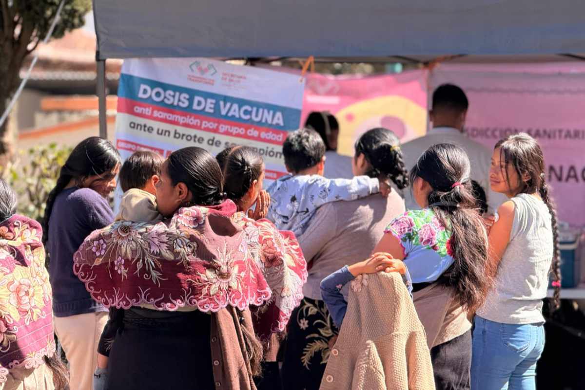 Chiapas refuerza la barrera sanitaria y llama a la población a vacunarse contra el sarampión
