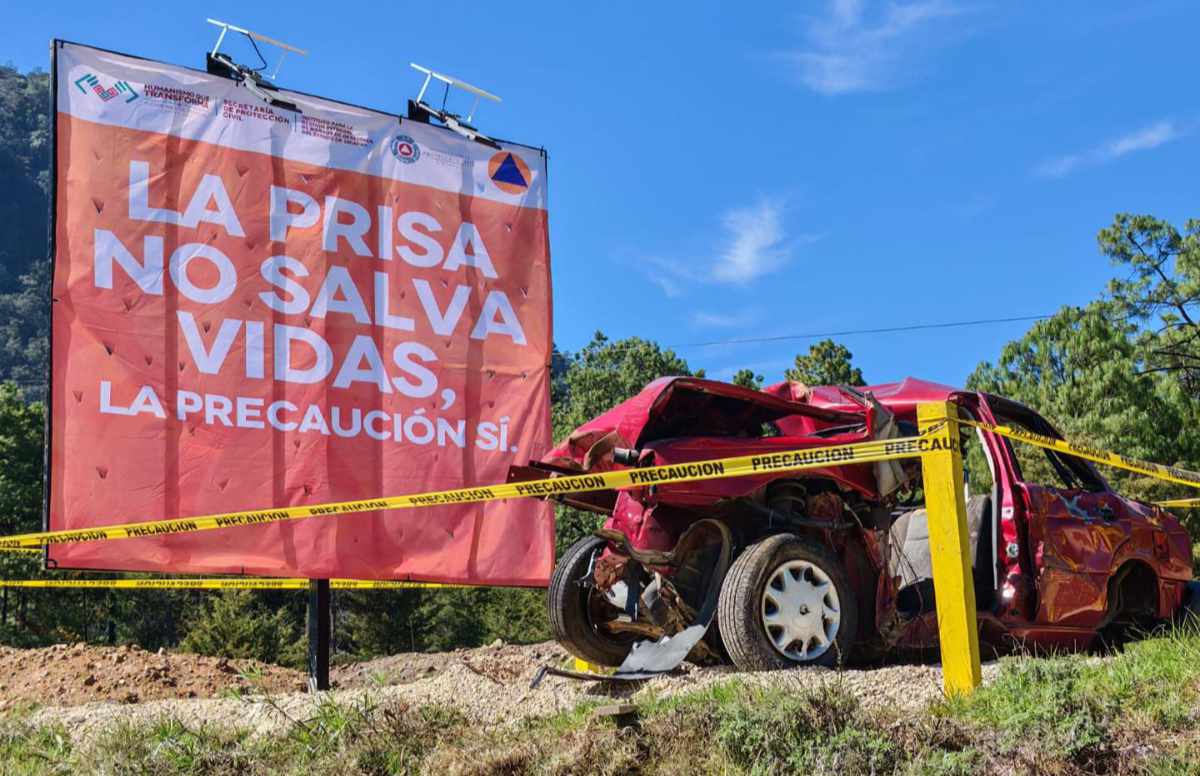 Instalan “monumento a la imprudencia” 