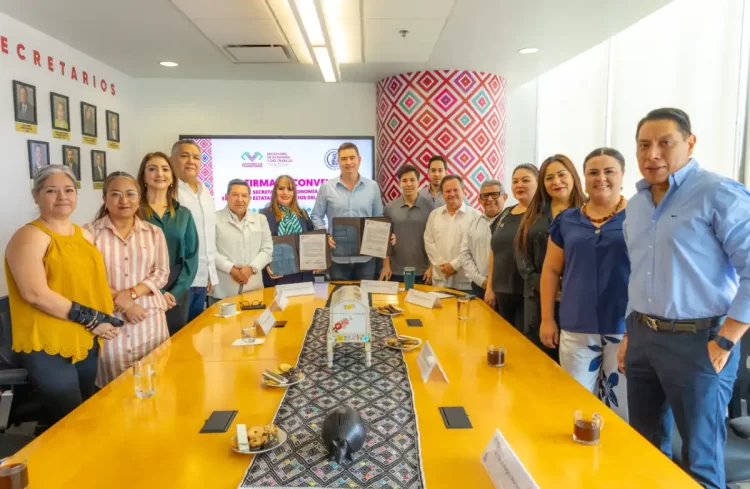 SEyT y Consejo Estatal de Notarios impulsan la formalización empresarial en Chiapas