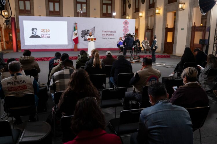 Presidenta destaca inicio del 2026 con ganancia del peso frente al dólar