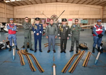 Eduardo Ramírez reconoce la labor de la Fuerza Aérea Mexicana en su CXI aniversario