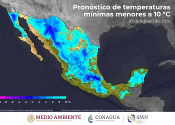 Se pronostica ingreso de frente frío No. 33 a Chiapas