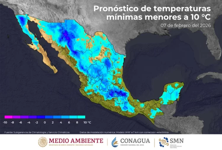 Se pronostica ingreso de frente frío No. 33 a Chiapas