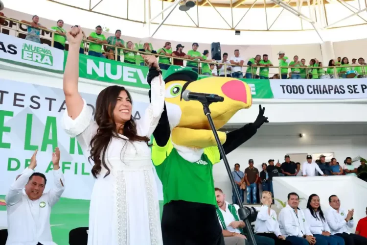 Toma protesta Maru Culebro como Secretaria de la Mujer del PVEM