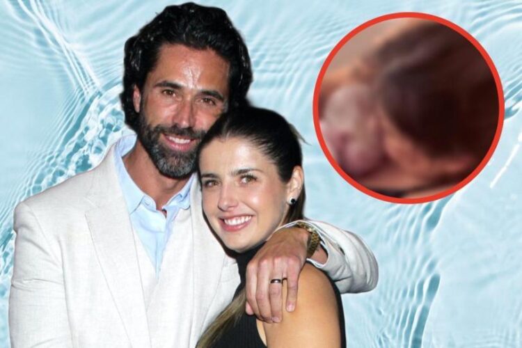 Michelle Renaud y Matías Novoa muestran cómo nació su hijo en parto bajo el agua