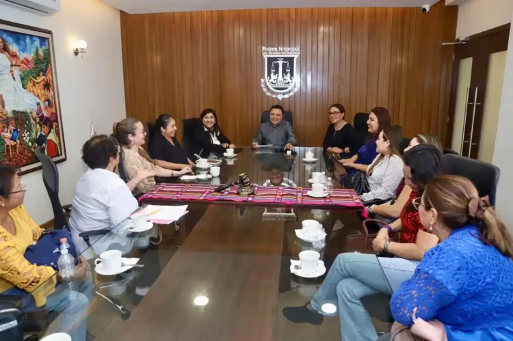 Moreno Guillén sostiene reunión con red de mujeres chiapanecas
