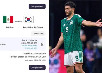 Reventa para México Vs Corea del Sur supera el 3000% del precio inicial