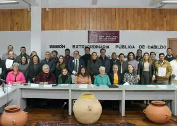 Toman protesta al Subcomité Ciudadano rumbo a los 500 años de San Cristóbal de Las Casas