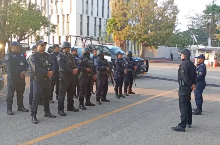 Garantiza SSP seguridad de asistentes en evento de espectáculo en Tuxtla 