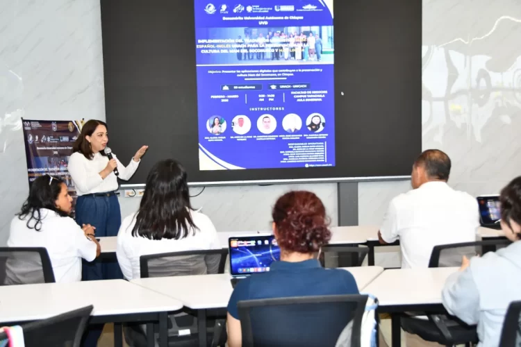 Imparte UNACH curso taller sobre aplicaciones tecnológicas para preservar la lengua Mam