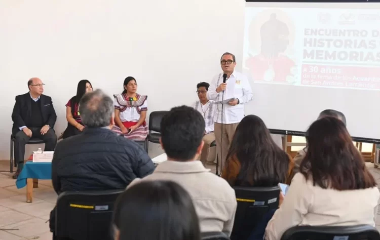 Realiza UNACH el encuentro de historias y memorias a 30 años de la firma de los Acuerdos de San Andrés Larráinzar