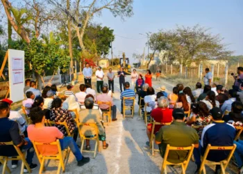 Arrancan en el barrio Santa Cecilia más obras en beneficio de la ciudadanía