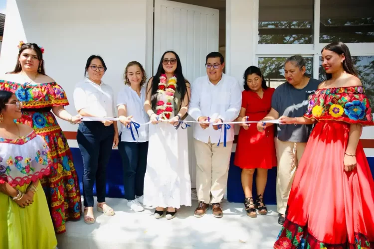 Inauguran aula, módulo sanitario y sistema de captación pluvial en plantel del Cobach