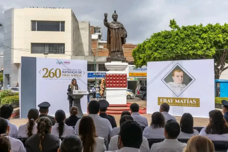 Reconoce Alejandra Gómez Mendoza legado de Fray Matías de Córdova y Ordóñez