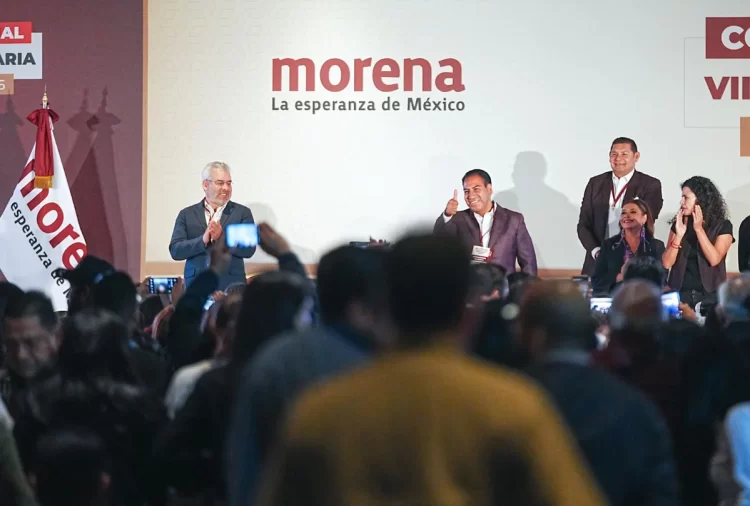 Eduardo Ramírez asiste a la Séptima Sesión Ordinaria del Consejo Nacional de Morena