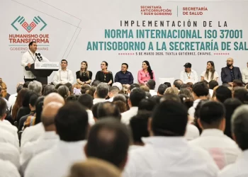 Eduardo Ramírez presenta implementación de la Norma Internacional ISO 37001 Antisoborno en la Secretaría de Salud