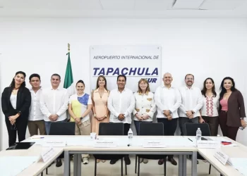 Eduardo Ramírez y Tatiana Clouthier impulsan mayor cooperación entre instituciones en la frontera sur