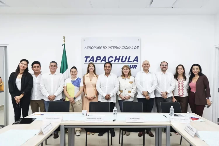 Eduardo Ramírez y Tatiana Clouthier impulsan mayor cooperación entre instituciones en la frontera sur