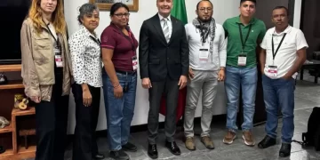 FGE fortalece el diálogo institucional con el CDHDO y la organización SweFOR