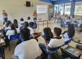 Fiscalía de Distrito Norte imparte pláticas sobre prevención del delito en el Telebachillerato 35