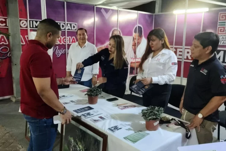FGE participa en la Expo Feria Tapachula 2026 con mesa de denuncia “Migrante Seguro”