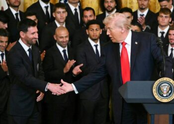 Lionel Messi visita a Donald Trump en la Casa Blanca y lo comparan con Cristiano Ronaldo