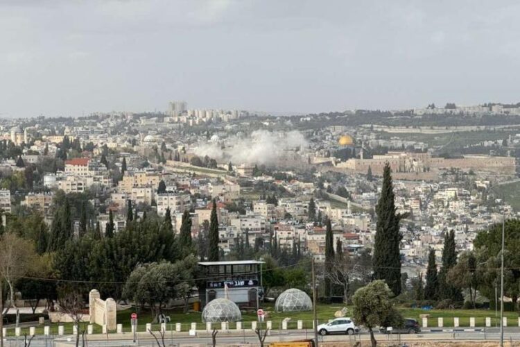 Misil iraní impacta en la Ciudad Vieja de Jerusalén