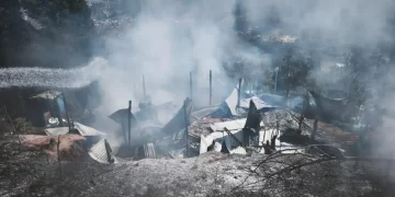 Atiende Protección Civil reporte de incendio en Selva Natividad