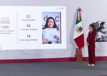 Contratación de más de 14 mil médicos especialistas este año es histórica: Presidenta 